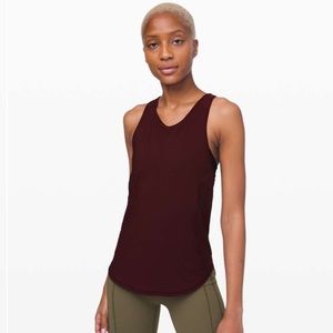 Lululemon Sculpt Tank II - Garnet Color